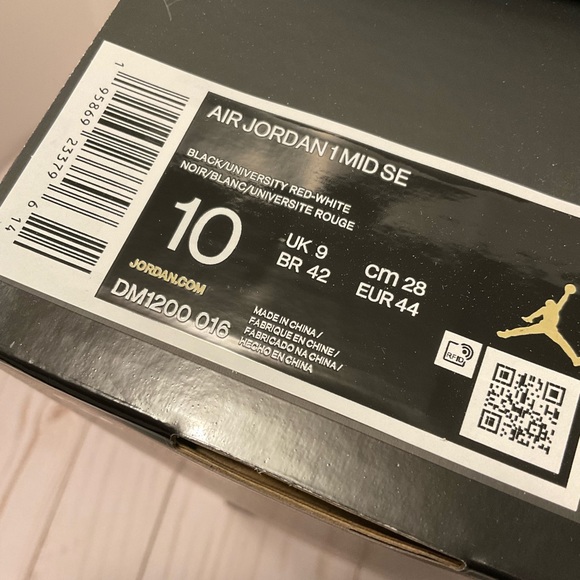 AIR JORDAN 1 MID MENS ELEPHANT PRINT - Picture 4 of 6